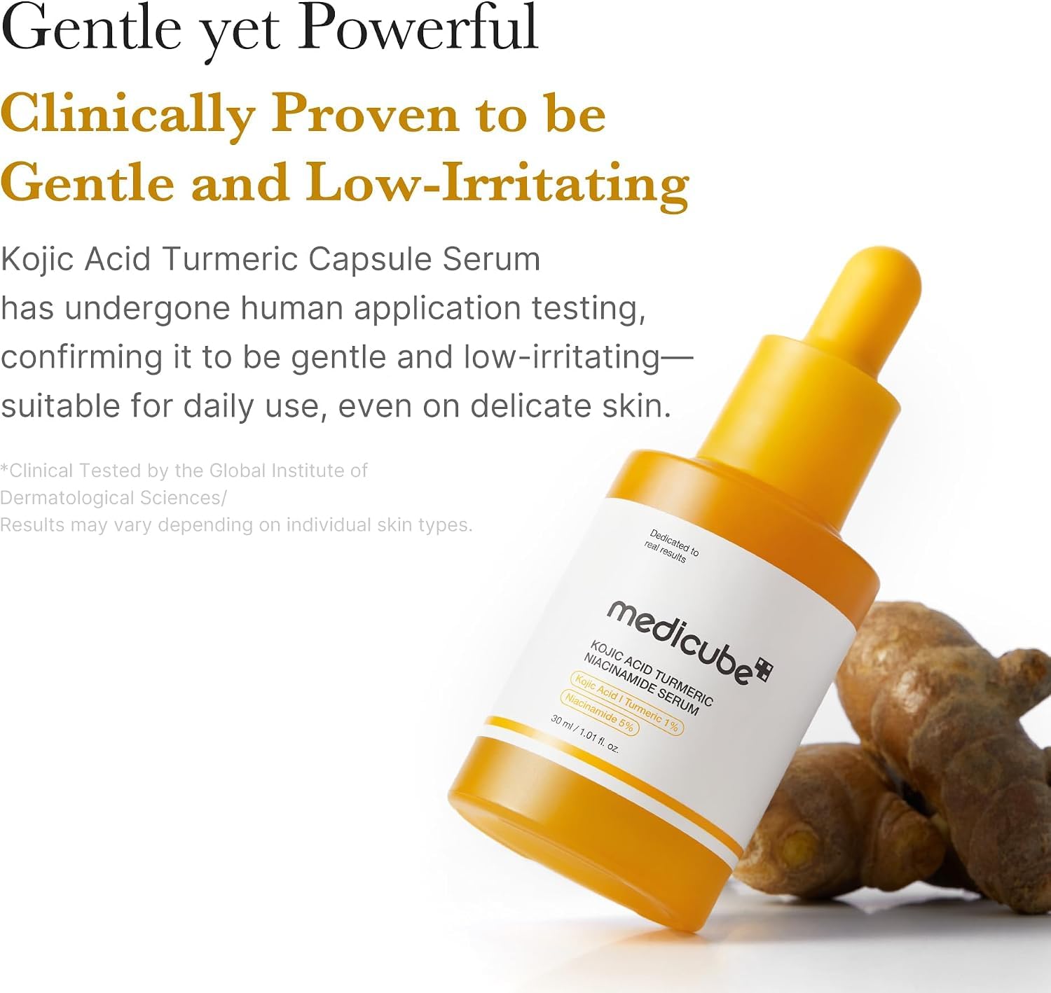 Medicube Kojic Acid Sérum Capsules Éclat Curcuma