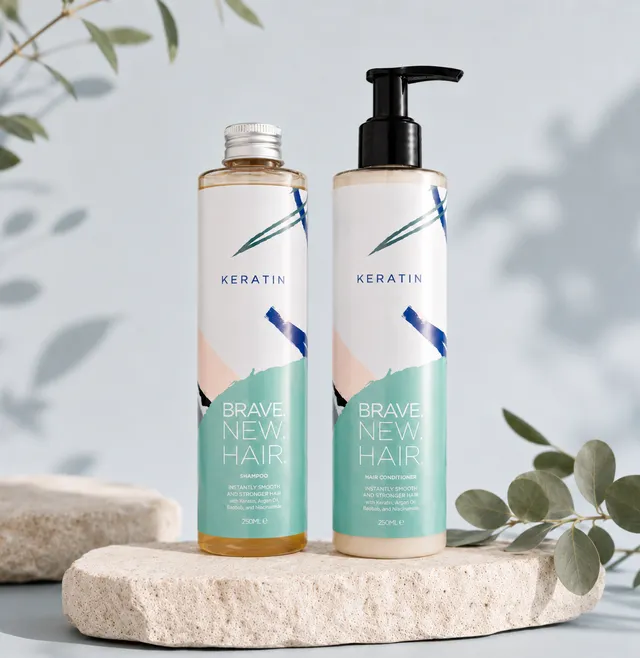 Brave New Hair Keratin coffret shampoing + soin 2x250ml