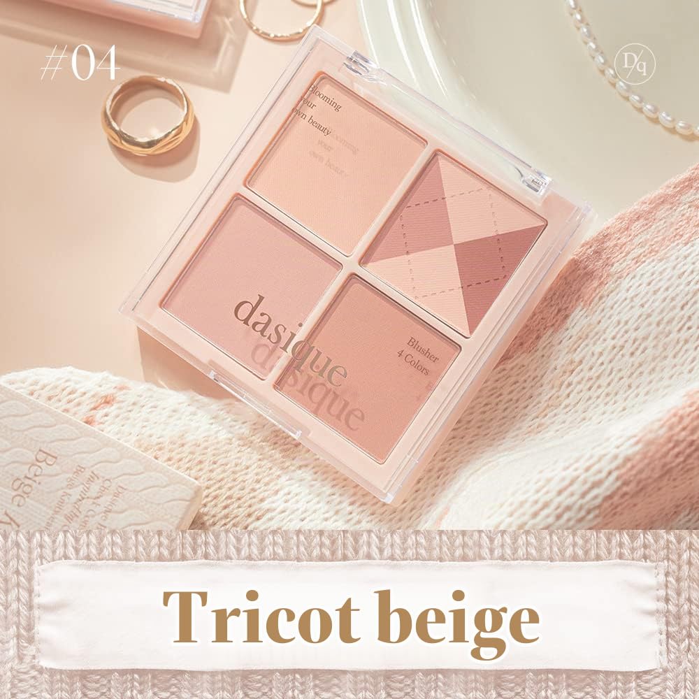 Dasique Blending Mood Cheek 04 Beige Knit Blush Poudre