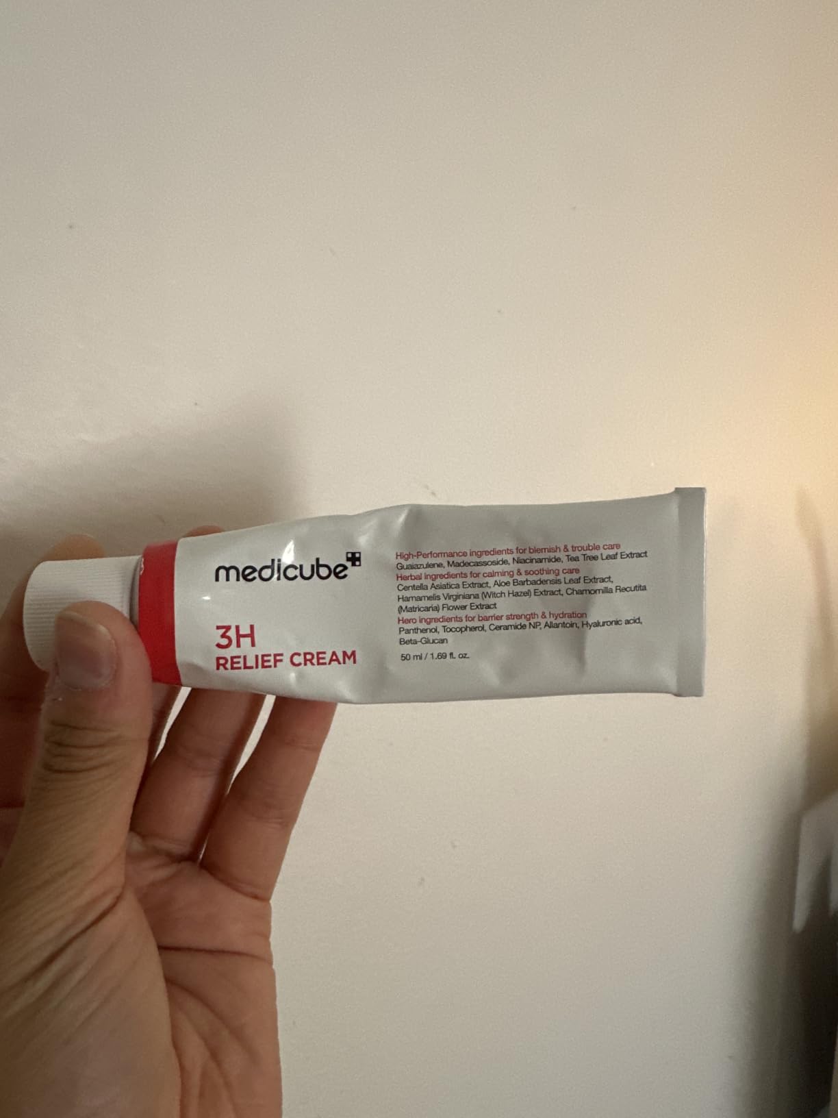 Medicube Super Cica 3H Daily Relief crème visage apaisante céramide