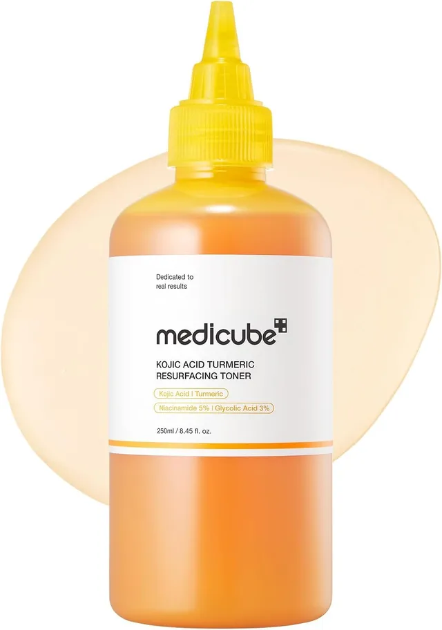 Medicube Kojic Acid tonique visage corps curcuma éclat