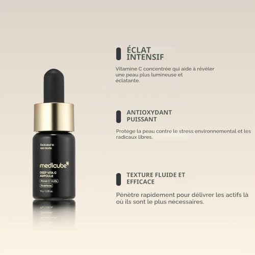 MEDICUBE Deep Vita C Ampoule 14.5% sérum visage 30g éclat