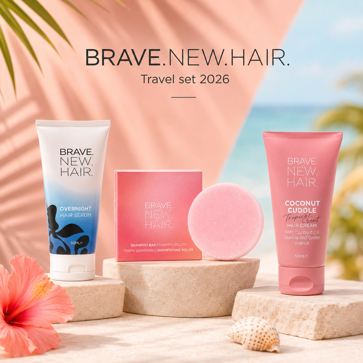 Brave New Hair Sets Travel set 2026 coffret voyage coco 3x50