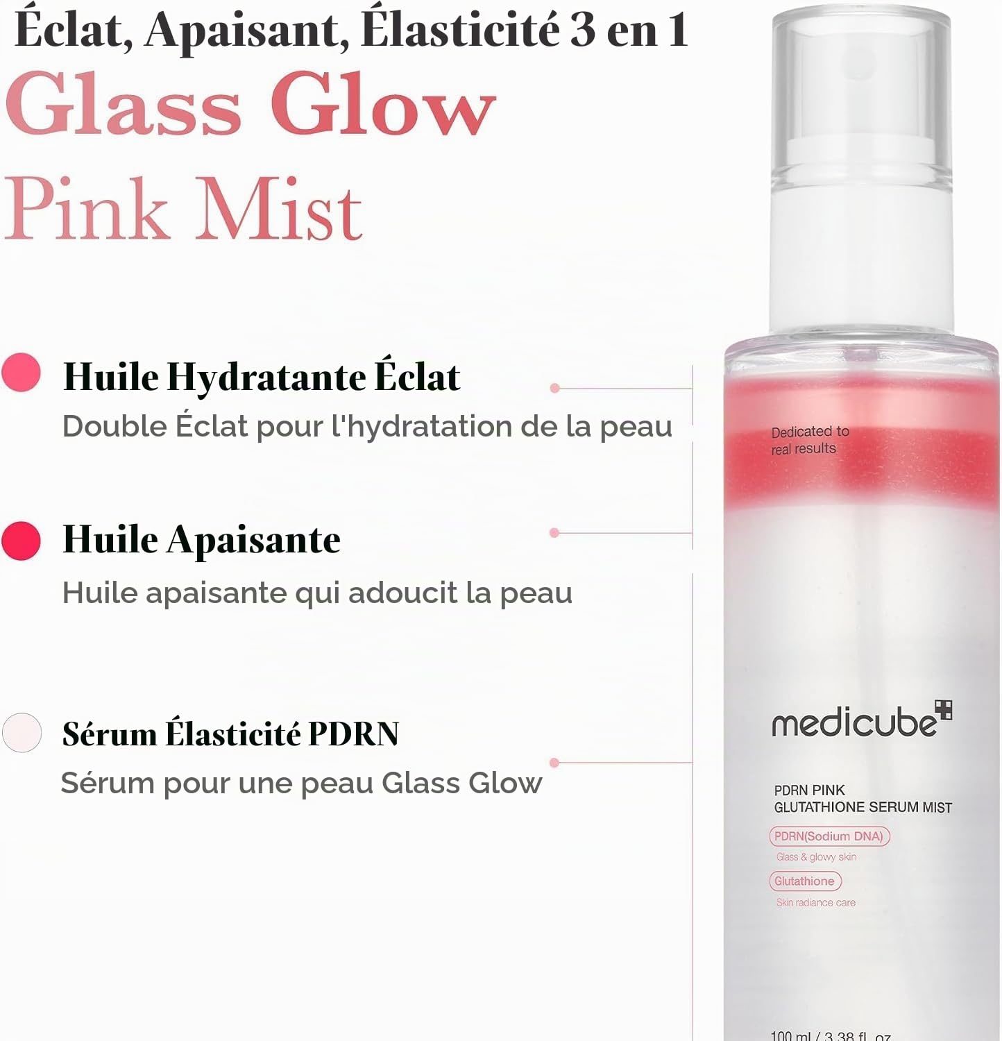 Medicube PDRN Pink Spray brume visage 100 ml hydratante