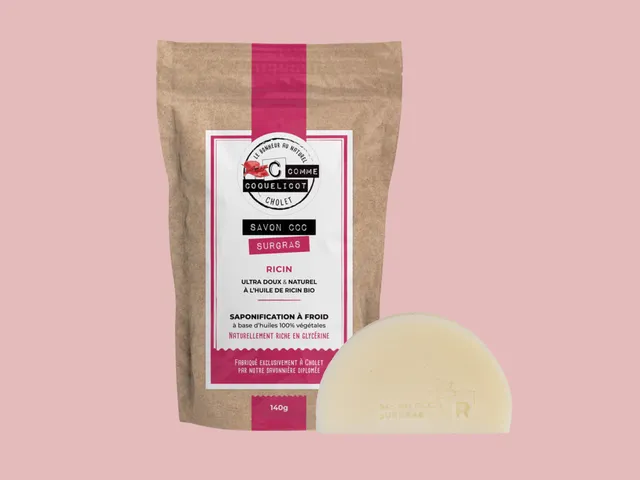 C Comme Coquelicot Savons savon surgras ricin 140 g peaux sèches