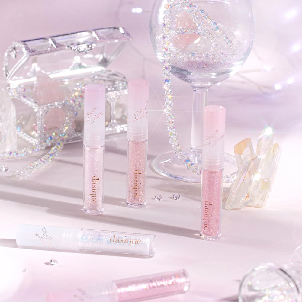 Dasique Starlit Jewel 08 Love Flake fard liquide paillettes rosé