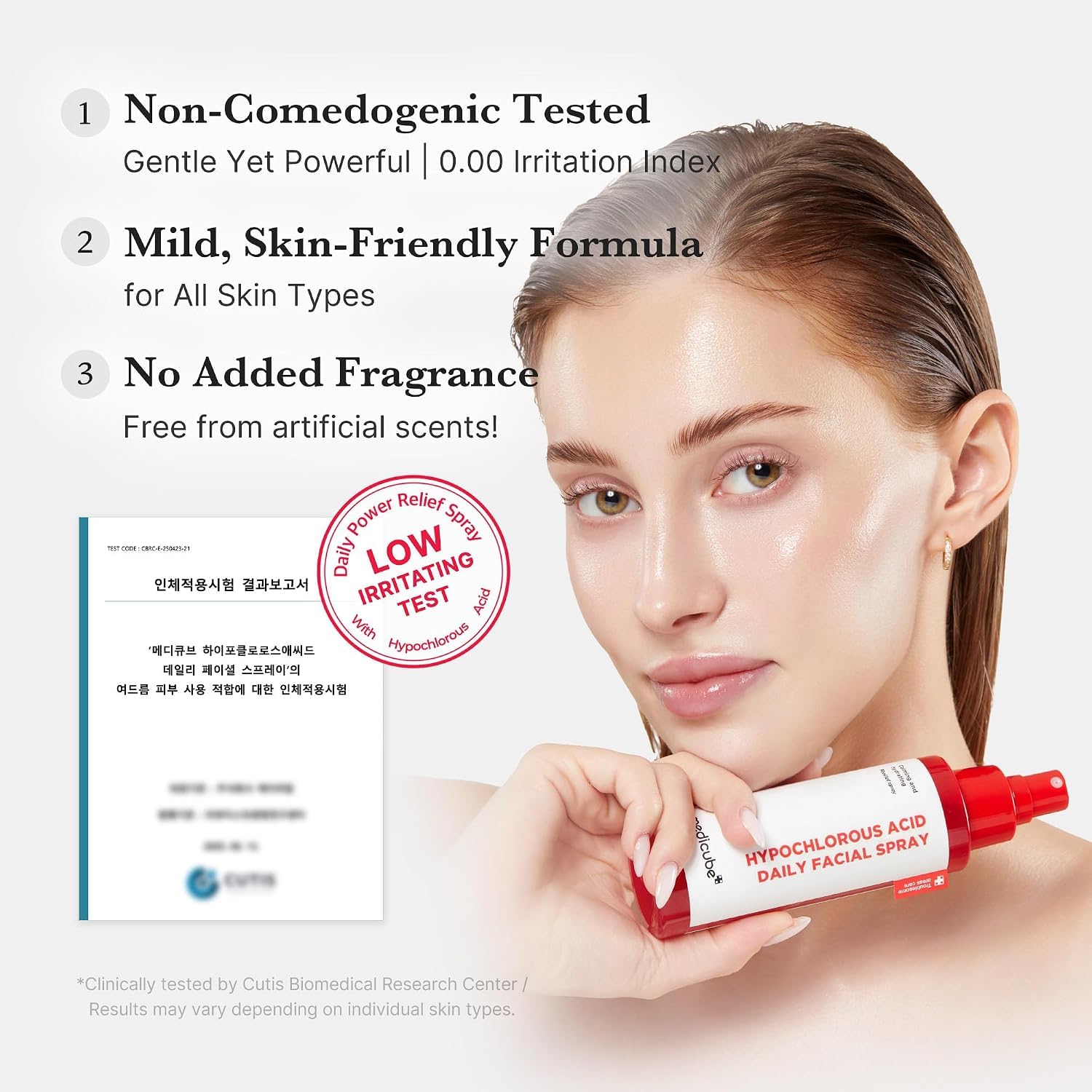 Medicube Red spray visage acide hypochloreux 125 ml apaisant