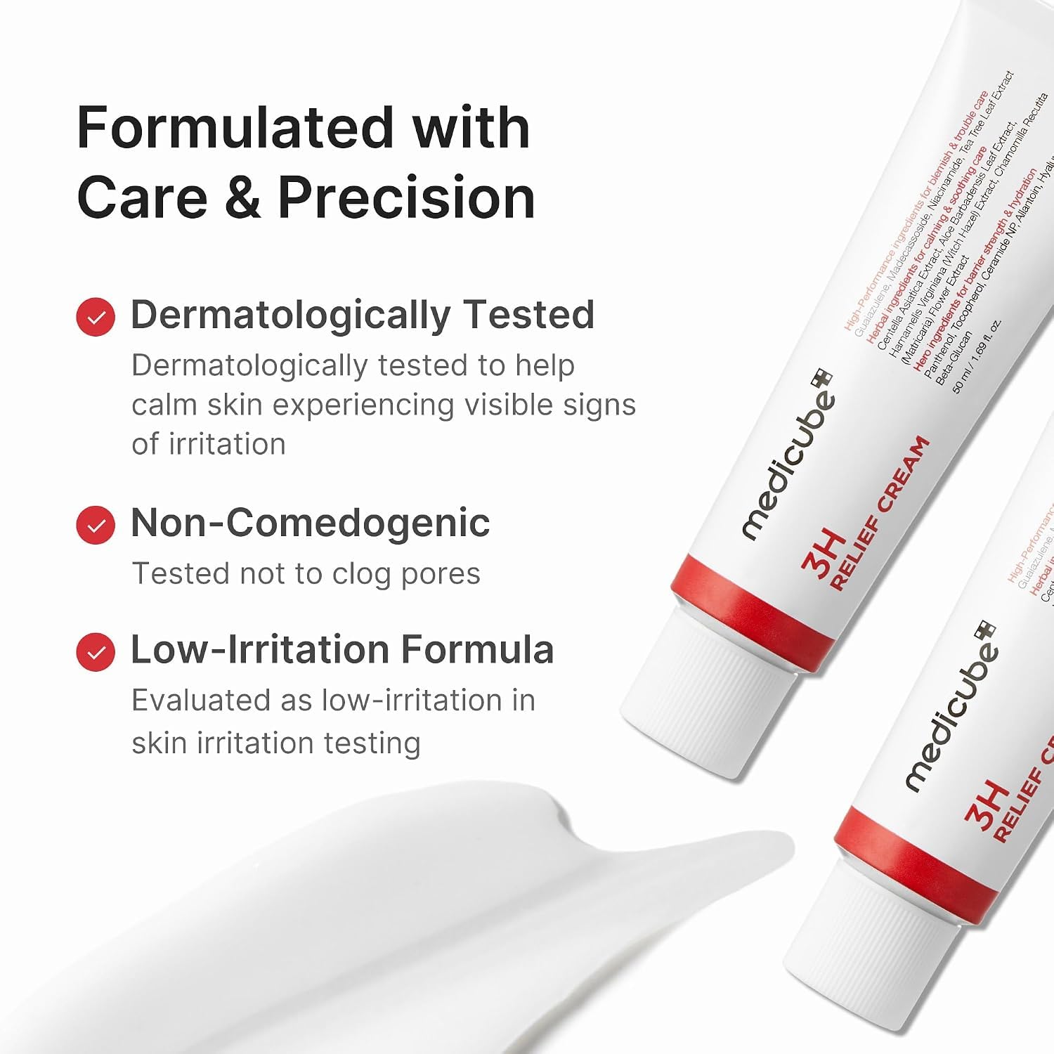 Medicube Super Cica 3H Daily Relief crème visage apaisante céramide