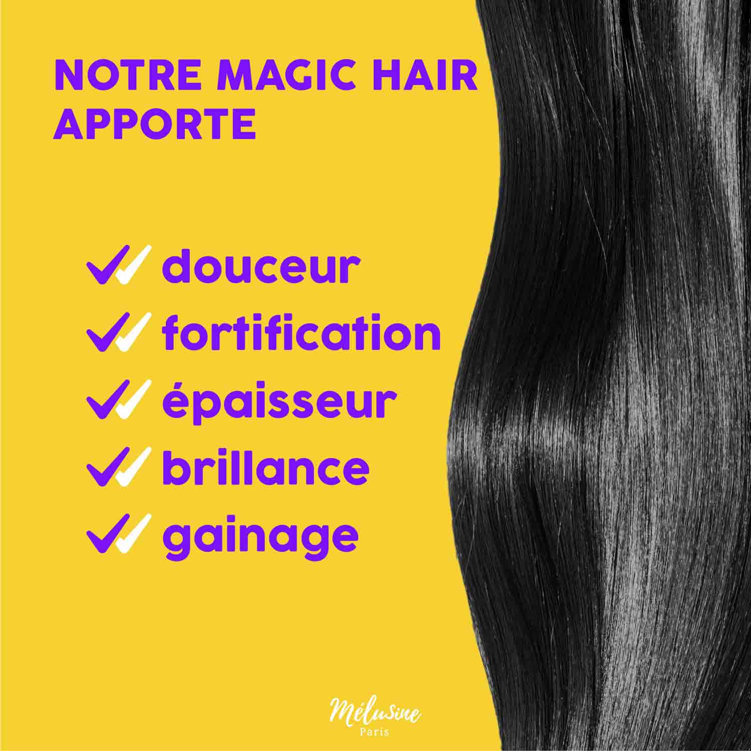 Mélusine Monoï Magic Hair masque capillaire monoï