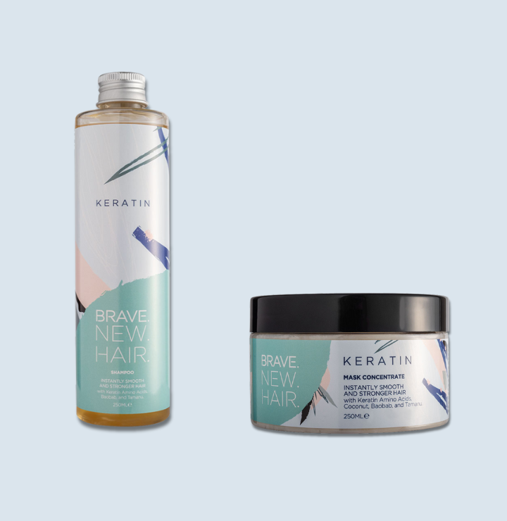 Brave New Hair Keratin shampoing protéines lissant
