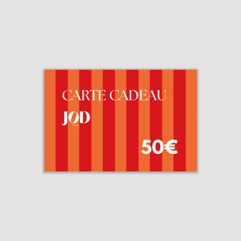 JOD Les Duos The Gift Card carte cadeau digitale anniversaire