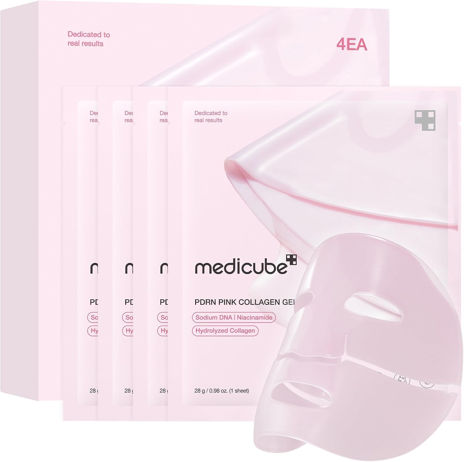 Medicube Kojic Acid masque gel jelly curcuma 4 pcs sans parfum