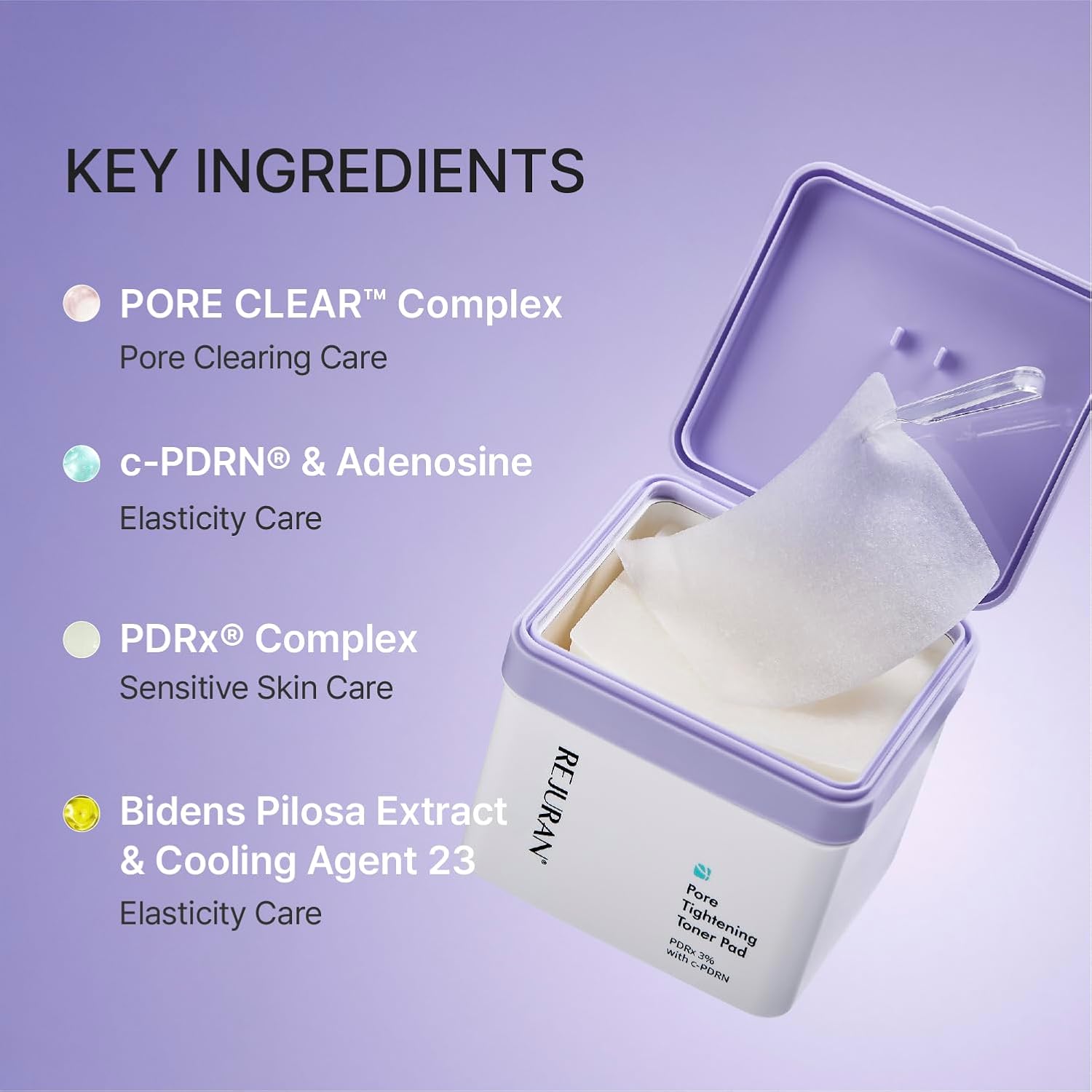 Rejuran Pore Tightening Toner Pad lotion pads pores 220mL