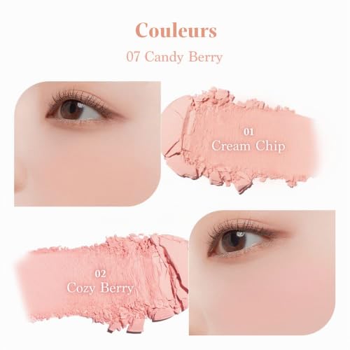 Dasique Mood Cheek 07 Candy Berry blush poudre fraîcheur
