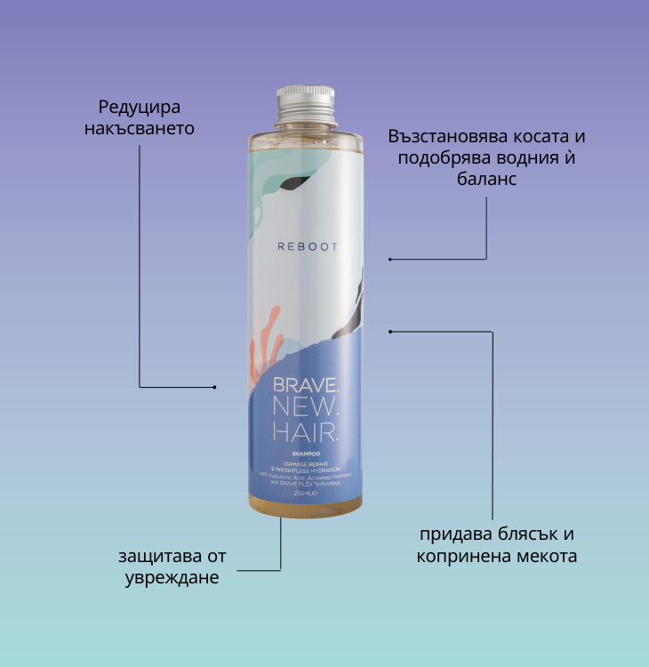 Brave New Hair SET coffret cheveux hydratant 3 soins
