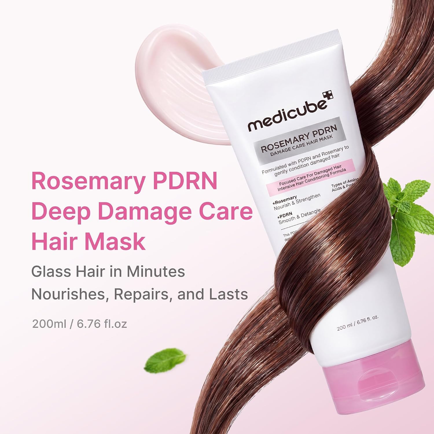 Medicube PDRN Pink Masque Capillaire Romarin PDRN 200ml