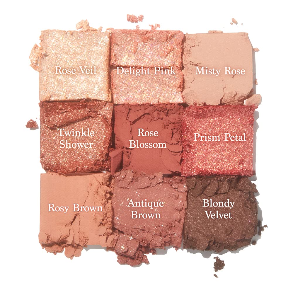Dasique Eye Palette 02 Rose Petal Fard Paupières 9 Teintes