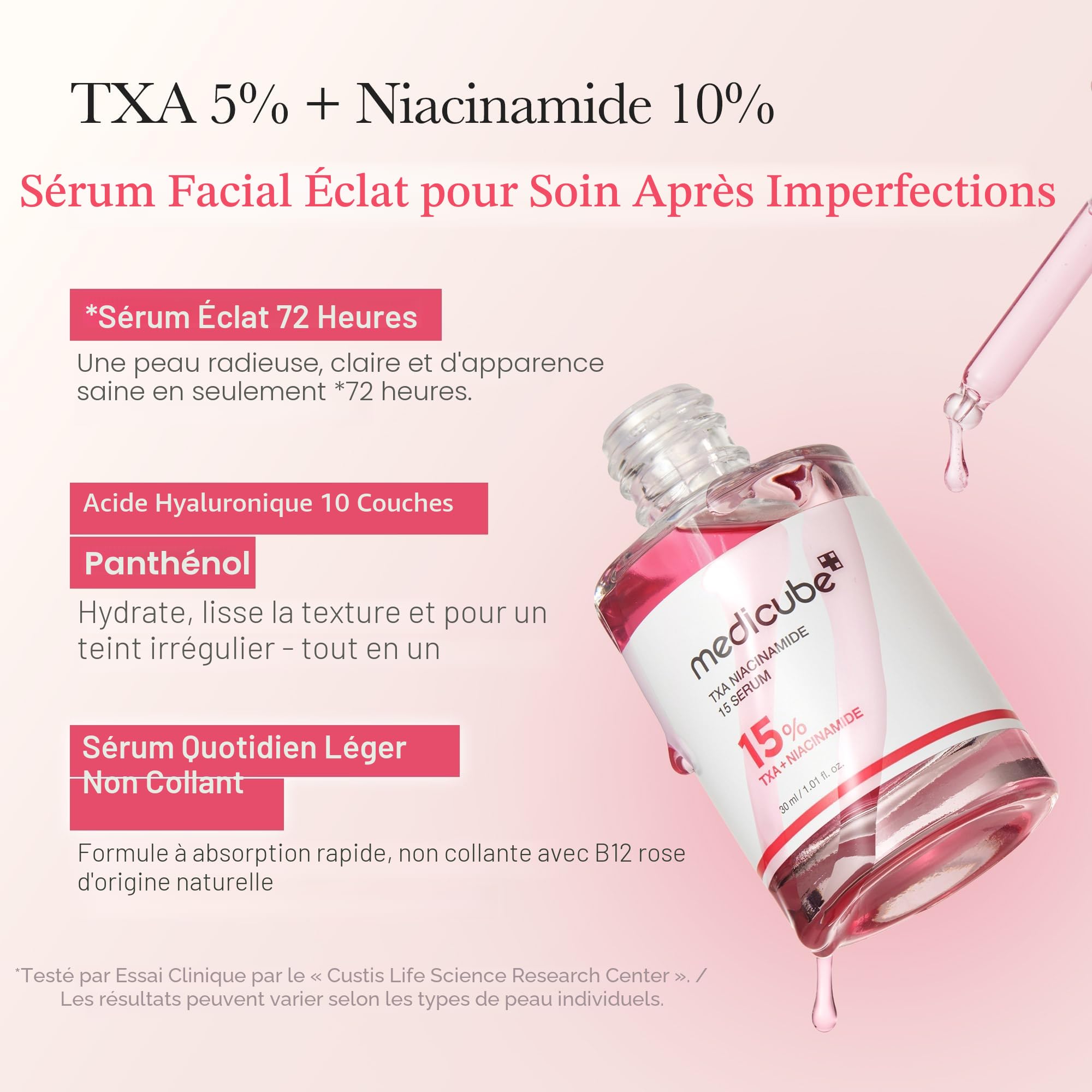 Medicube TXA sérum visage niacinamide taches brunes