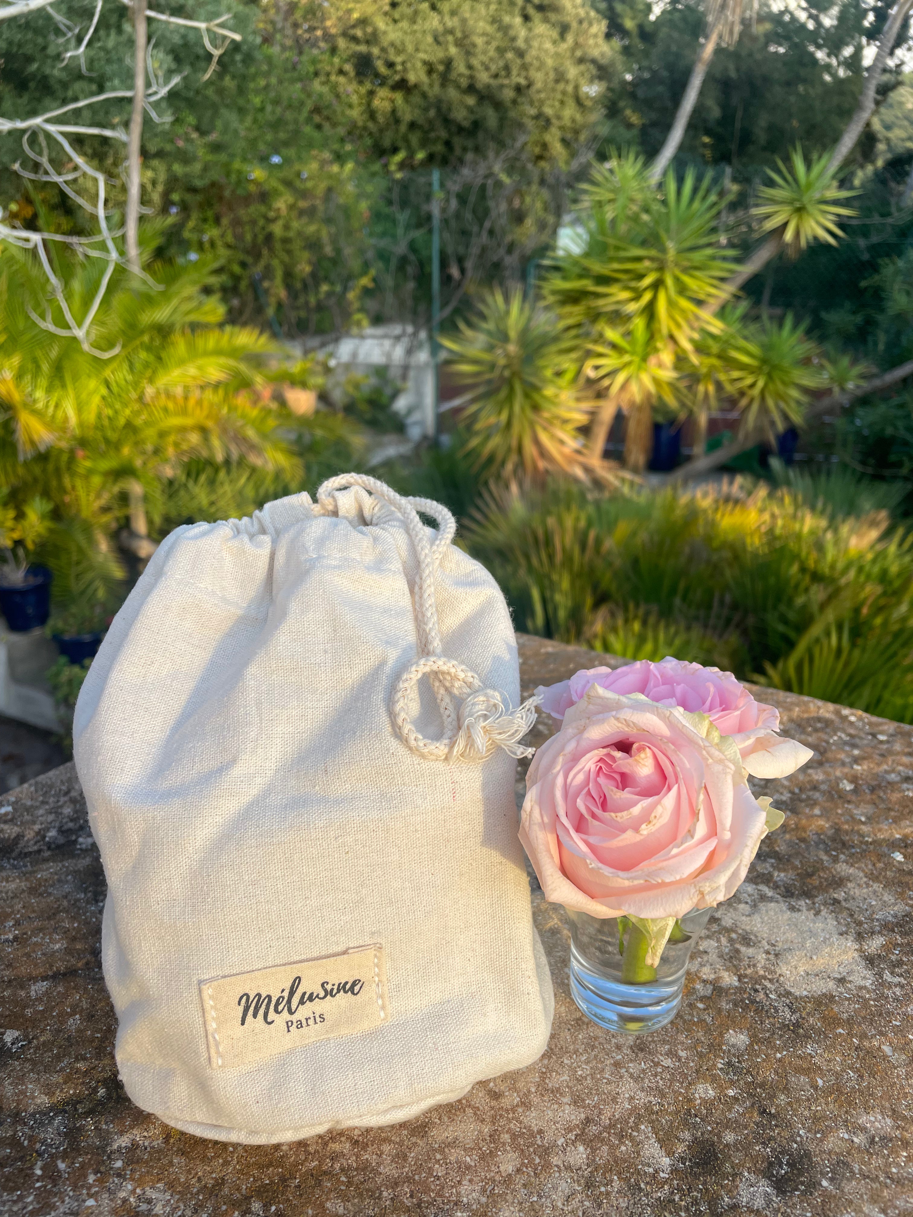 Mélusine Accessoires pochon trousse coton naturel 19 cm