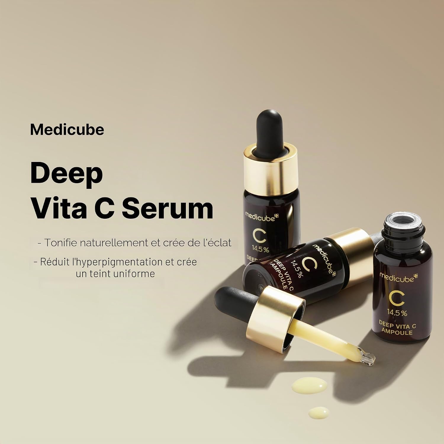 Medicube Deep Vita C Serum 2.0 sérum vitamine C 10 g x3 taches