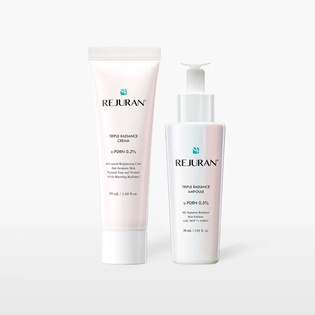 Rejuran Triple Radiance duo visage ampoule + crème éclat