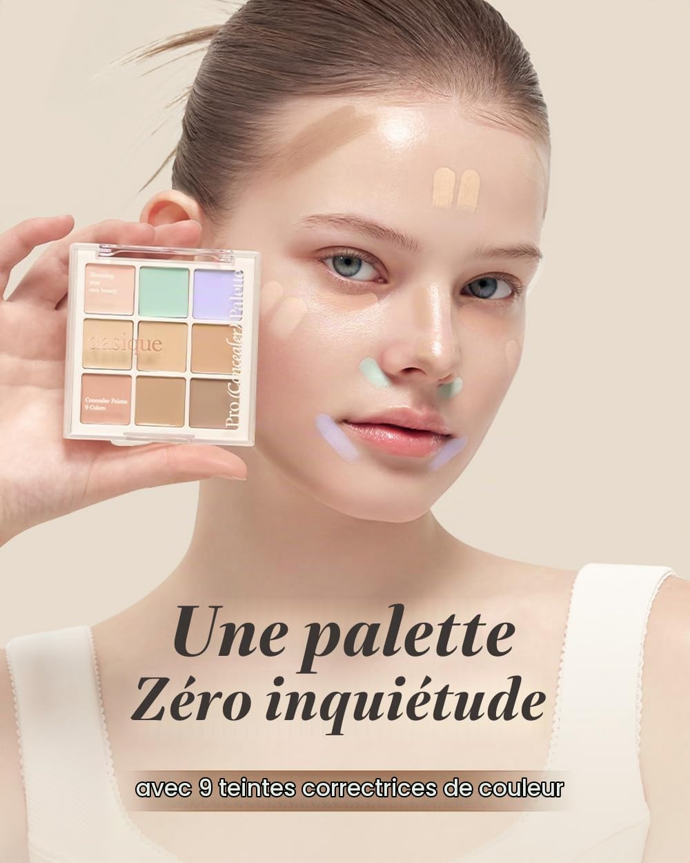 Dasique Base Pro Concealer Palette 01 correcteur 3 teintes