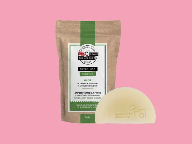 C Comme Coquelicot Savons Savon surgras huile d’olive savon 140 g