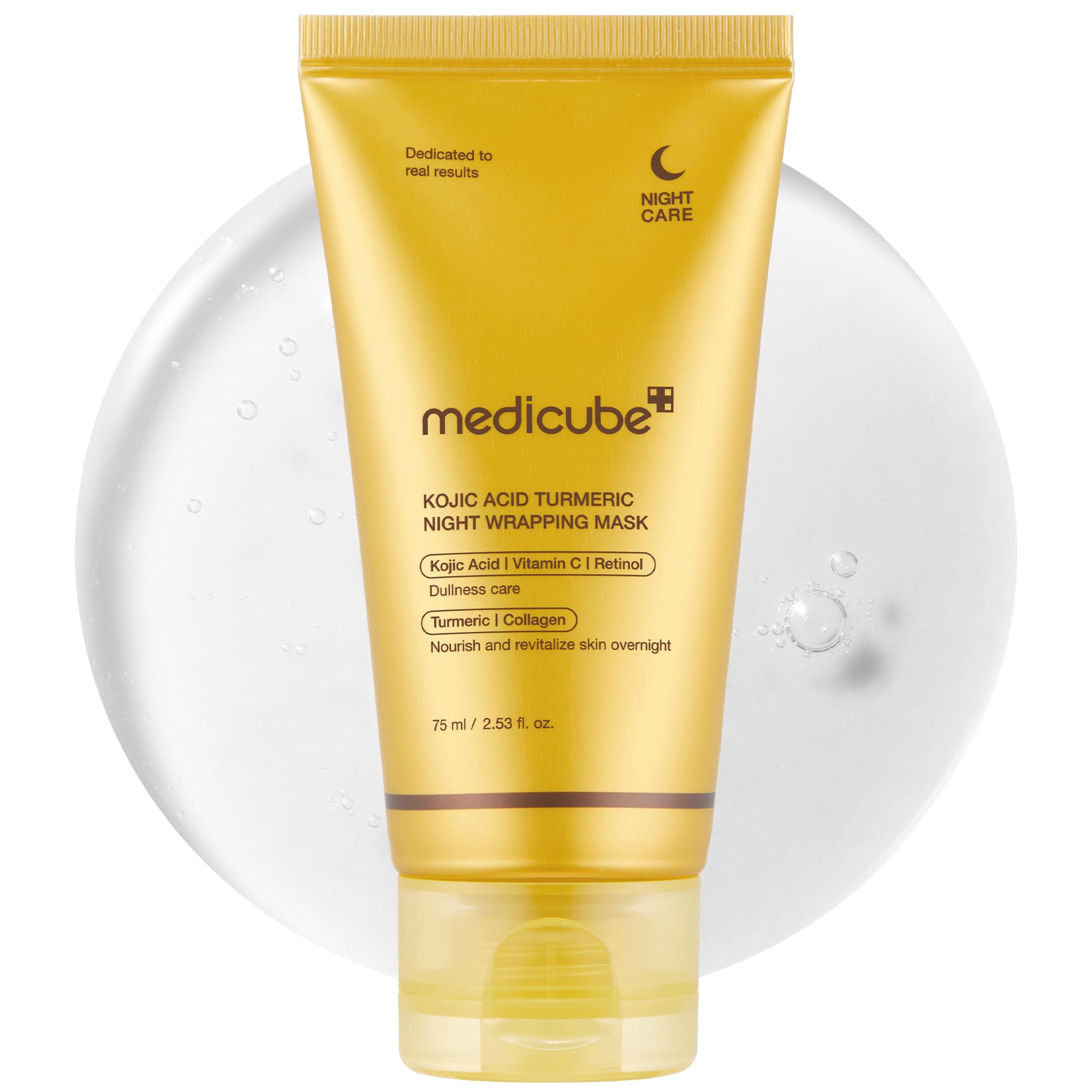 Medicube Kojic Acid masque de nuit 75 ml curcuma éclat