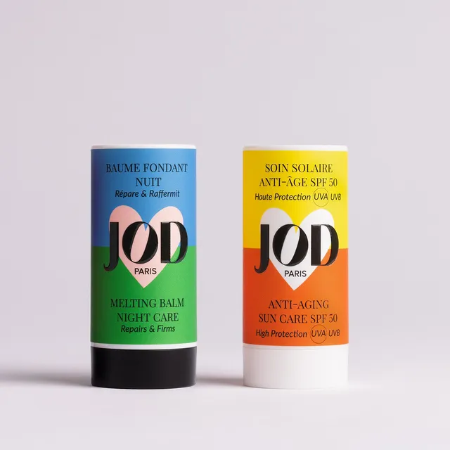 JOD Les Duos Solaire Anti-Âge SPF50 + Baume Nuit