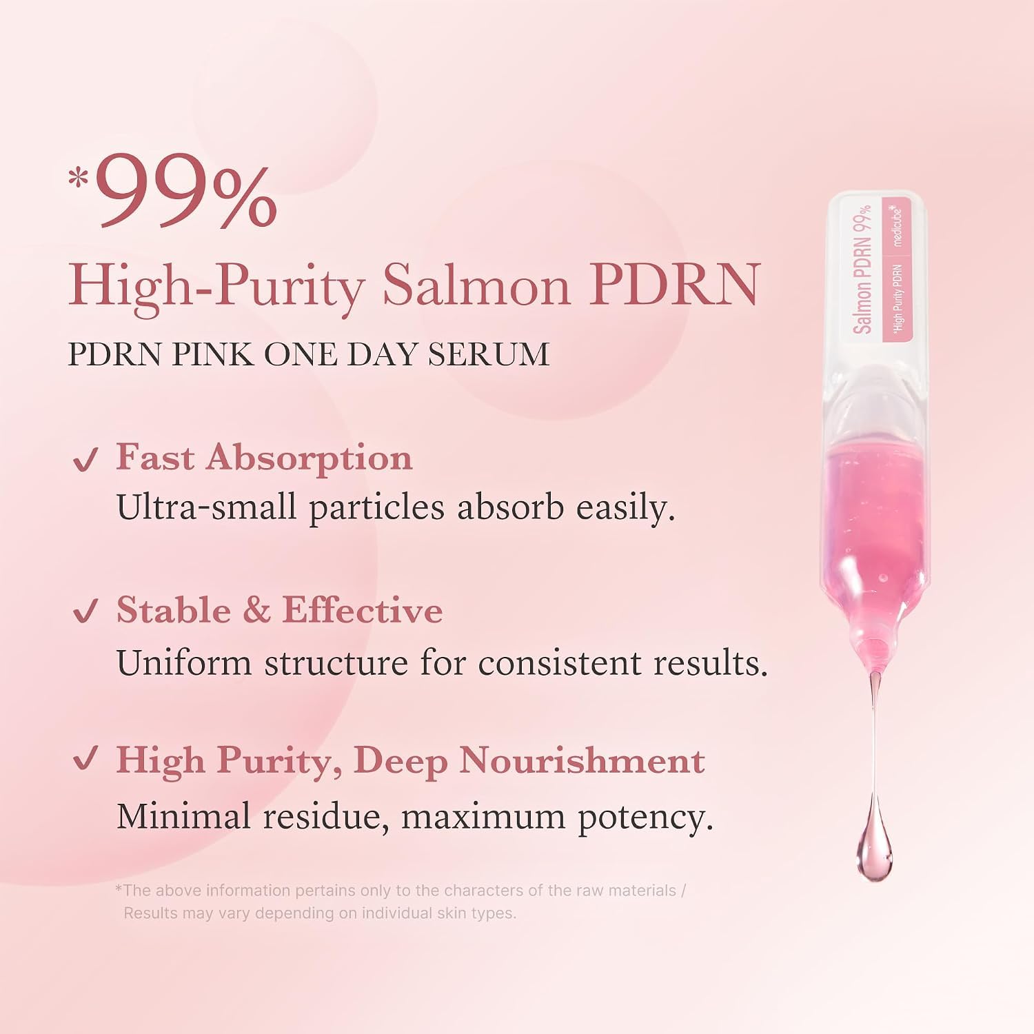 Medicube PDRN Pink sérum ADN saumon One Day x10 éclat