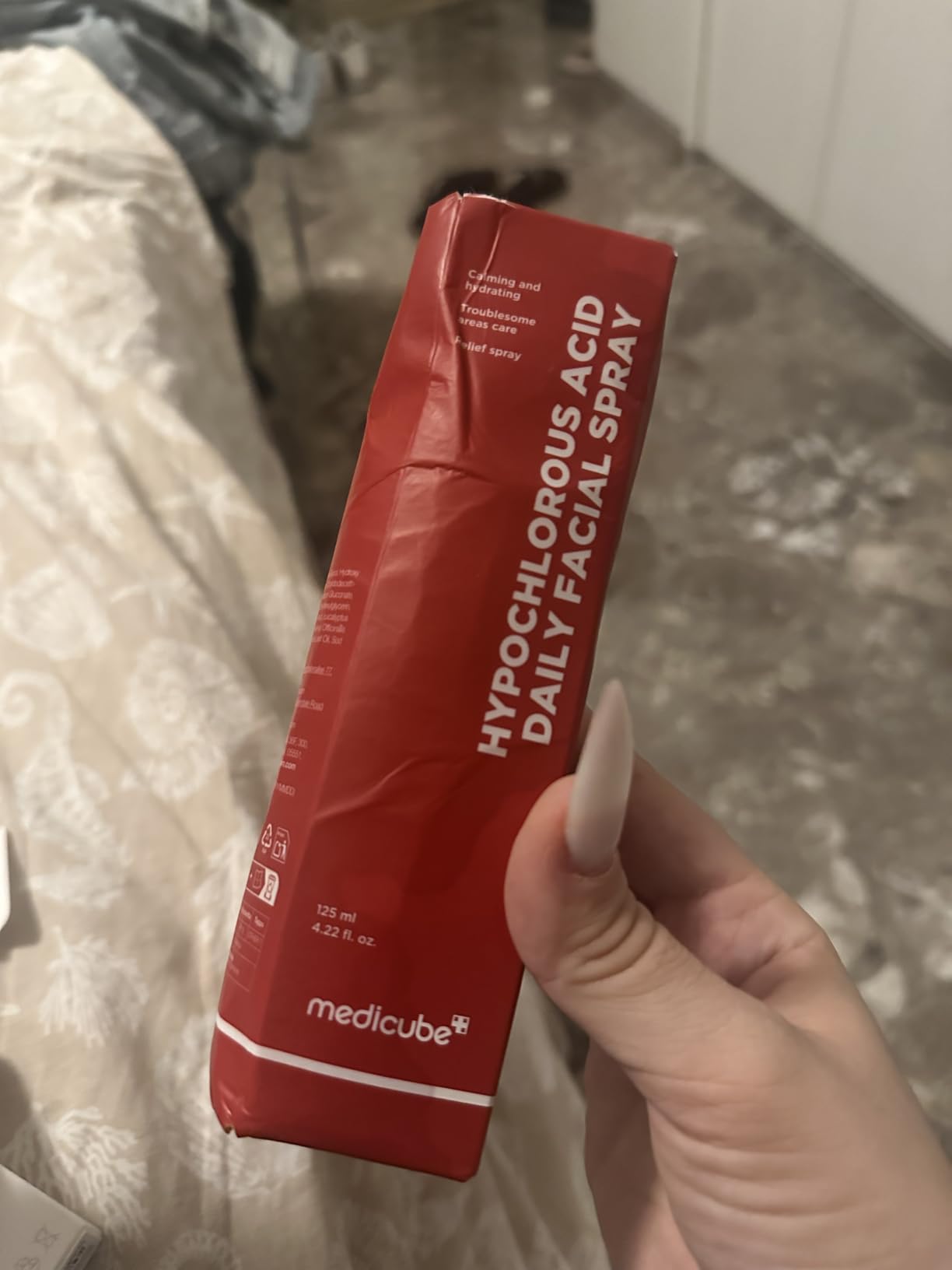 Medicube Red spray visage acide hypochloreux 125 ml apaisant