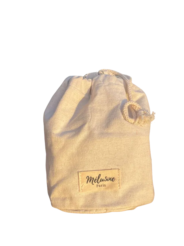 Mélusine Accessoires pochon trousse coton naturel 19 cm