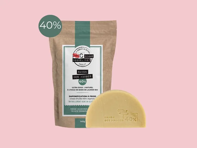 C Comme Coquelicot Savons Savon des Mauges 40% savon 140 g