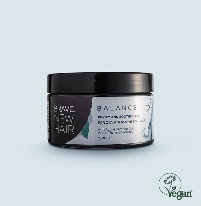 Brave New Hair Balance masque cheveux cuir chevelu gras