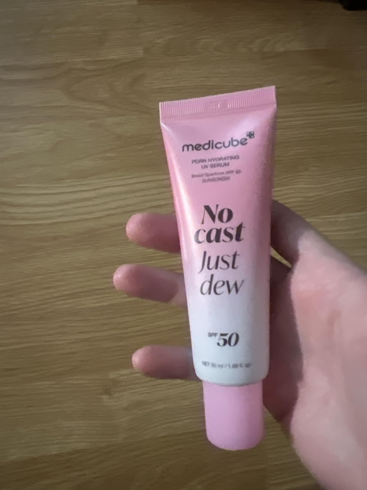 Medicube PDRN Pink Sérum Solaire SPF50 Just Dew 50 ml