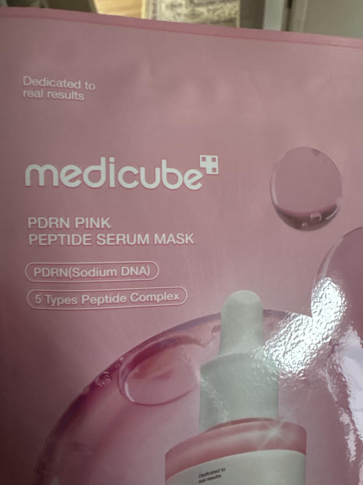 Medicube PDRN Pink Peptide masque tissu éclat 6x23ml