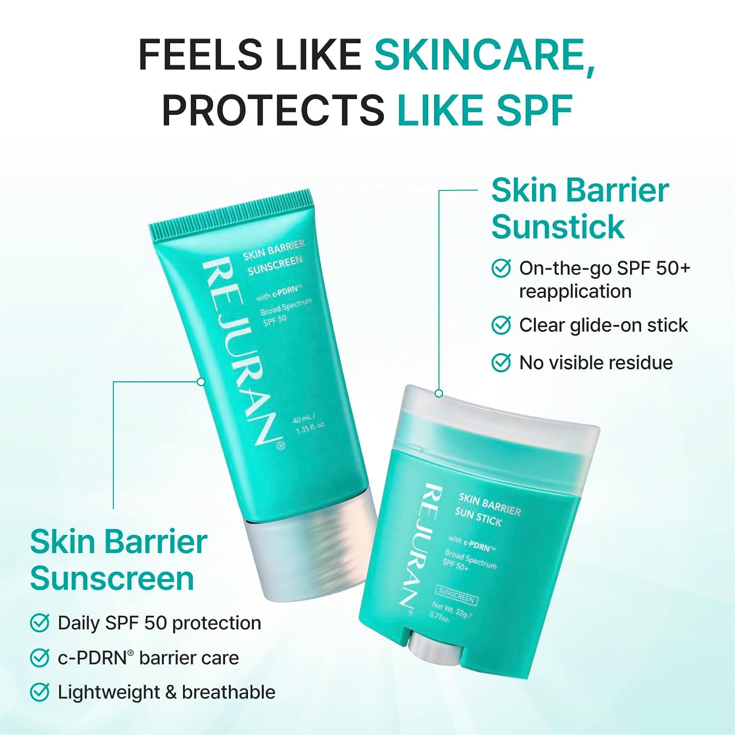 Rejuran Skin Barrier Sunscreen solaire SPF50 40mL