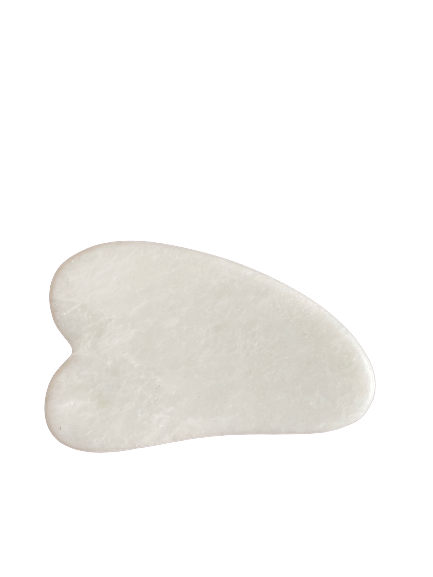 Mélusine Accessoires gua sha visage jade blanc pierre naturelle