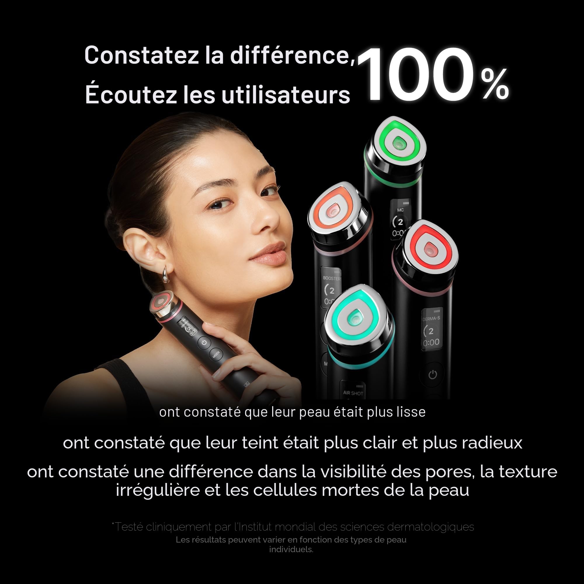 Medicube AGE-R Booster Pro appareil visage 6-en-1 Noir
