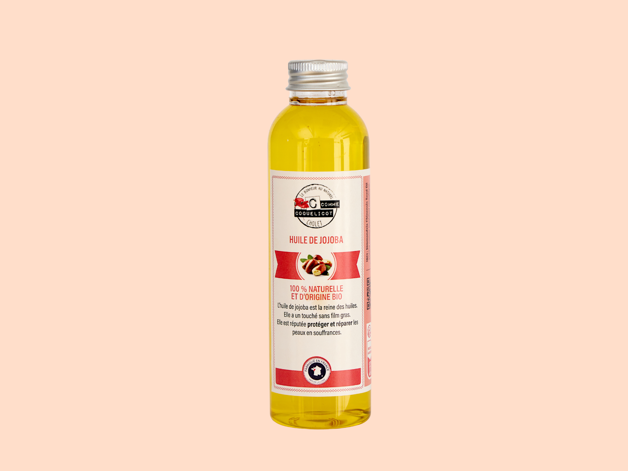 C Comme Coquelicot Huile cosmétique Jojoba huile visage 150 ml