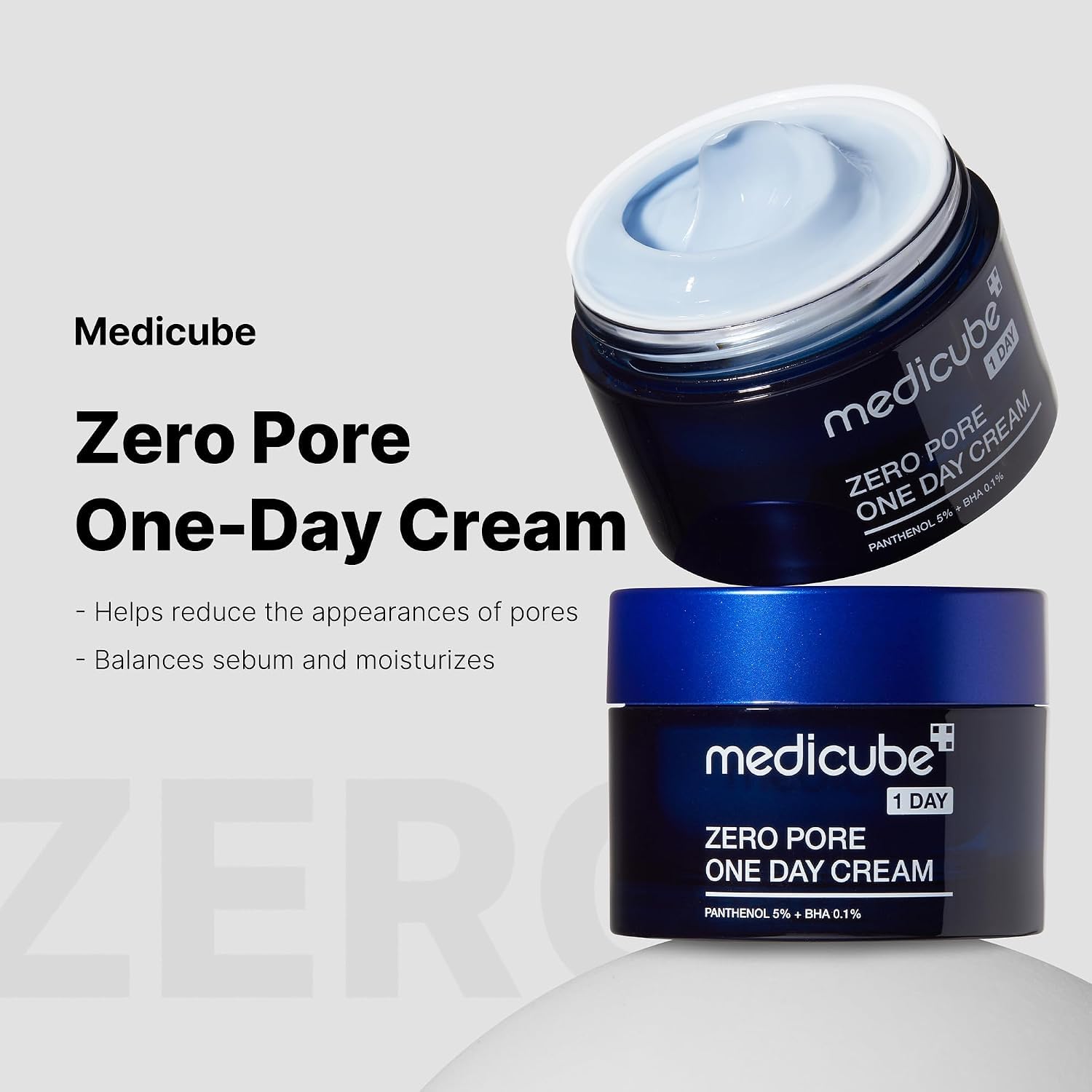 Medicube Zero Pore One-Day Crème 50 ml pores resserrés