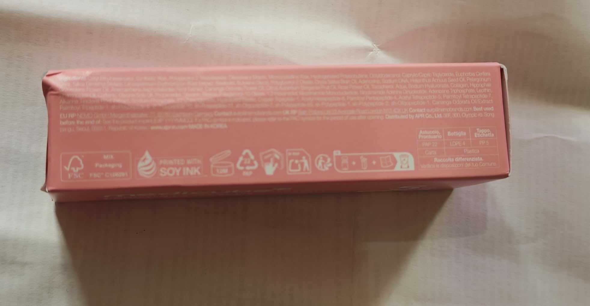 Medicube PDRN Pink Stick Baume Volume Collagène Visage