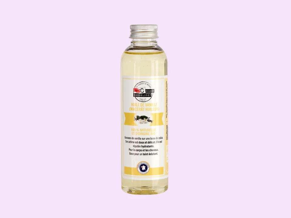 C Comme Coquelicot Huile cosmétique Vanille huile peau 150 ml