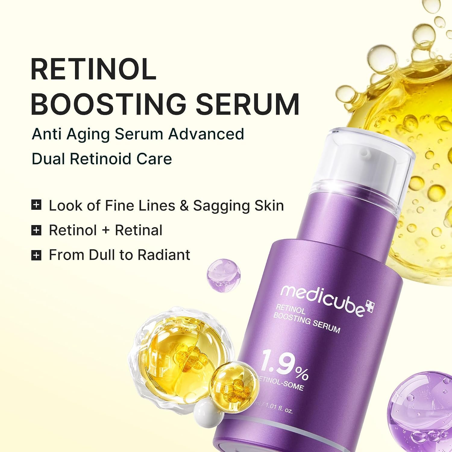 Medicube Deep Reviving sérum booster rétinol raffermissant