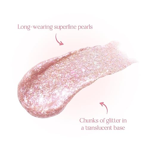 Dasique Starlit Jewel 08 Love Flake fard liquide paillettes rosé