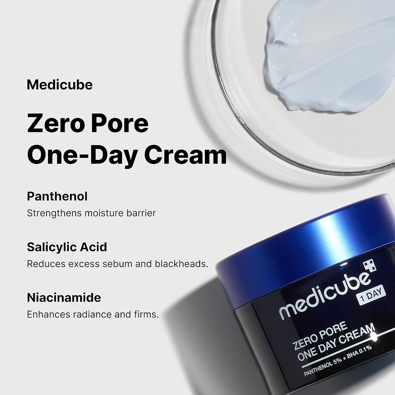 Medicube Zero Pore One-Day Crème 50 ml pores resserrés