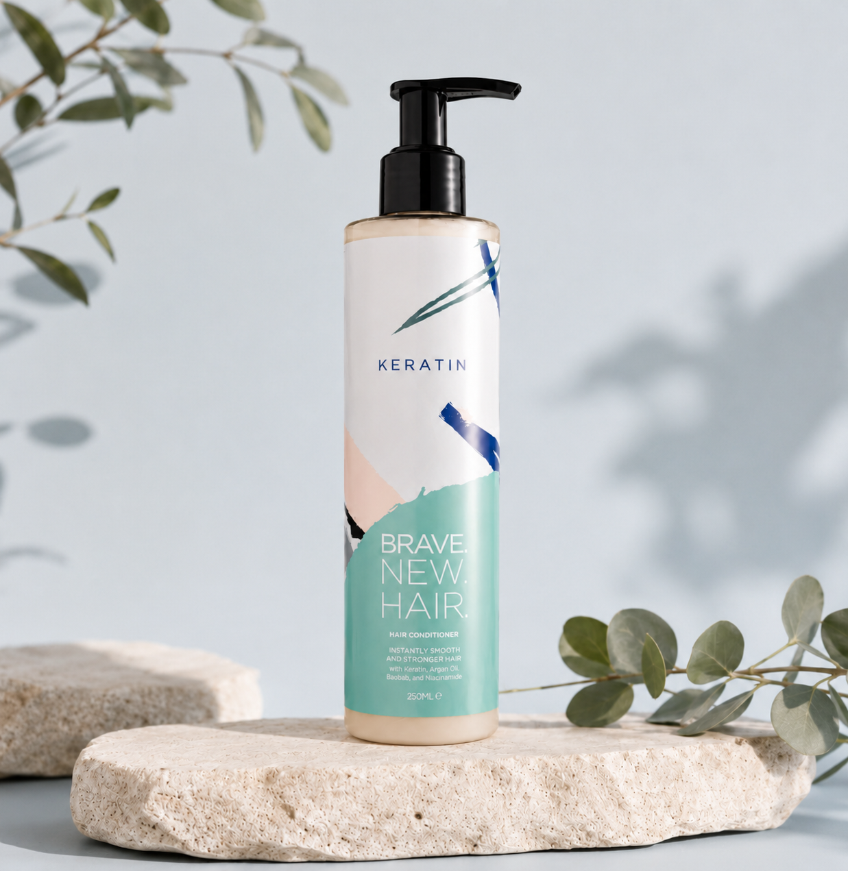 Brave New Hair Keratin coffret cheveux 2x250ml