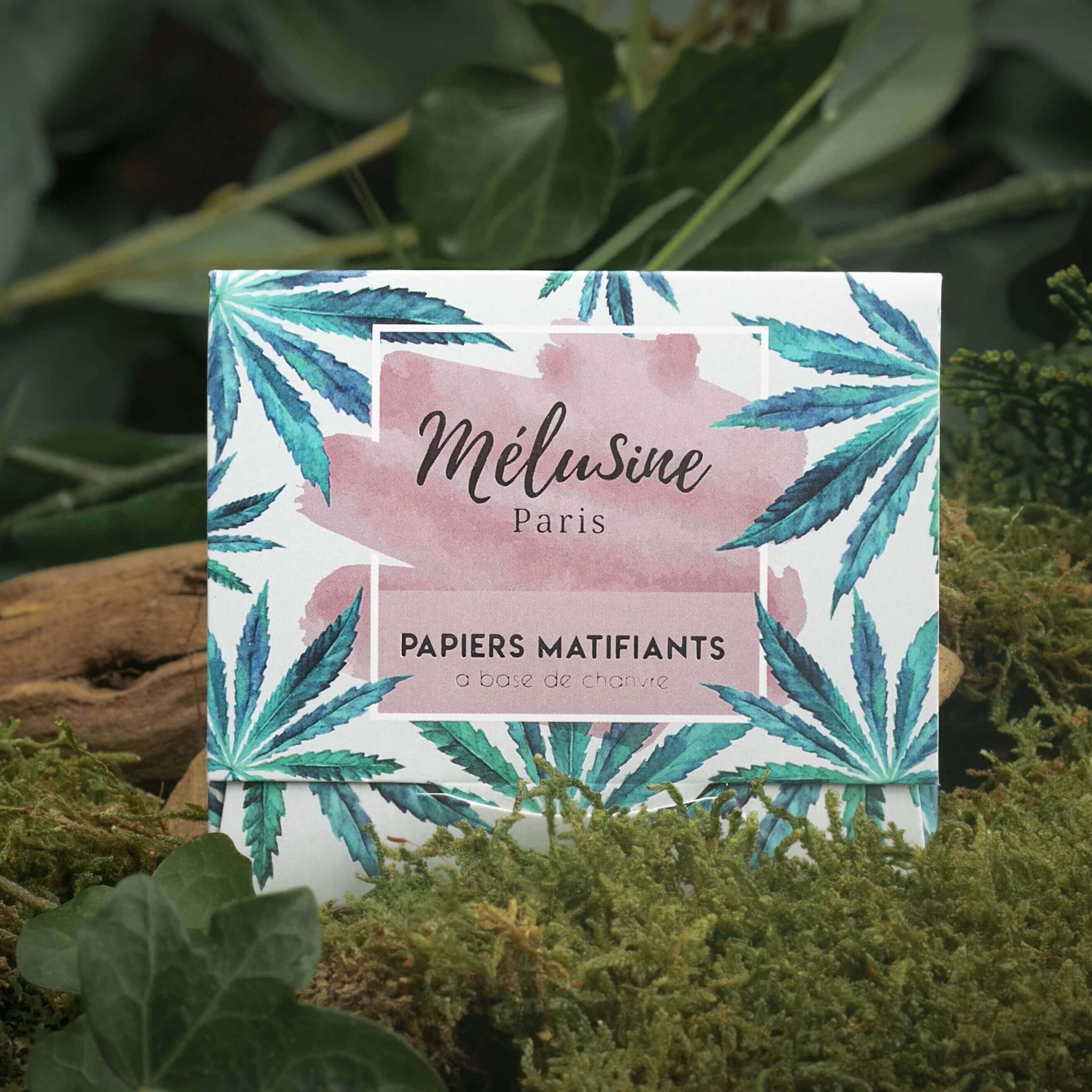 Mélusine Chanvre papier matifiant visage 1 pack