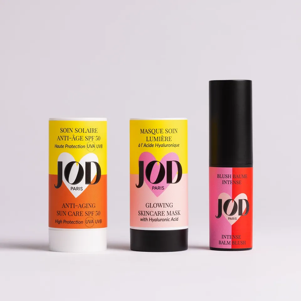 JOD Les Routines Solaire Éclat routine SPF 50 Le Corail