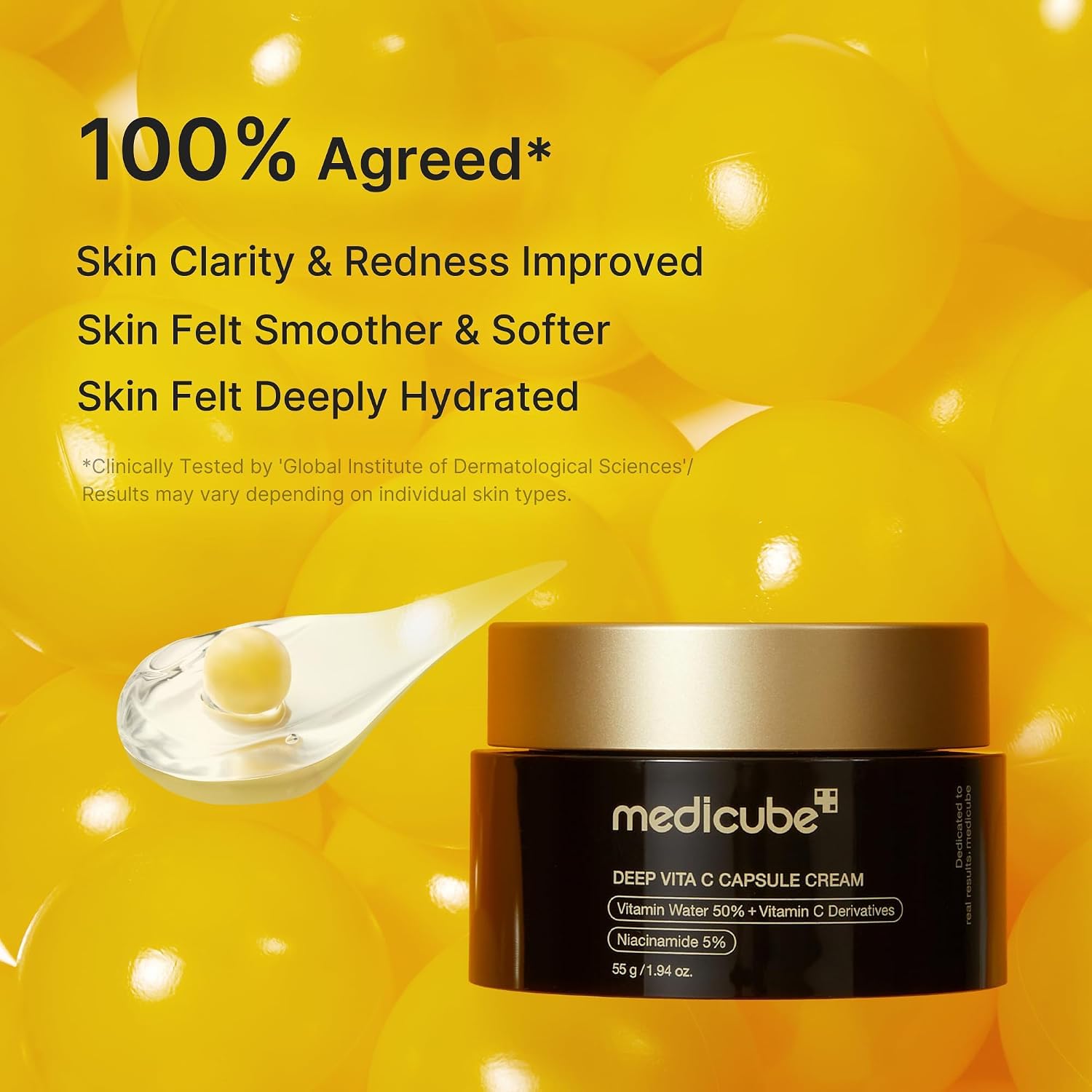Medicube Deep Vita C Crème Capsule Vitamine C Éclat